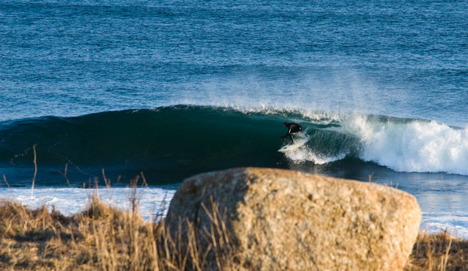 Matt the soul surfer has been surfing this wave for years, often by himself. Photo: Zak Bush
