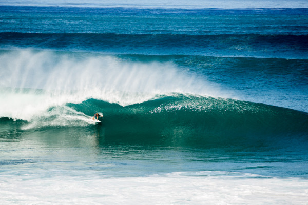 The Kauai guy that shocked the surf world with his underdog Triple Crown win in 2012 turned the three-thumbed wonder into a legitimate force to be reckoned with. And this sequence of Sebastian Zietz's Pipe bomb proves it.