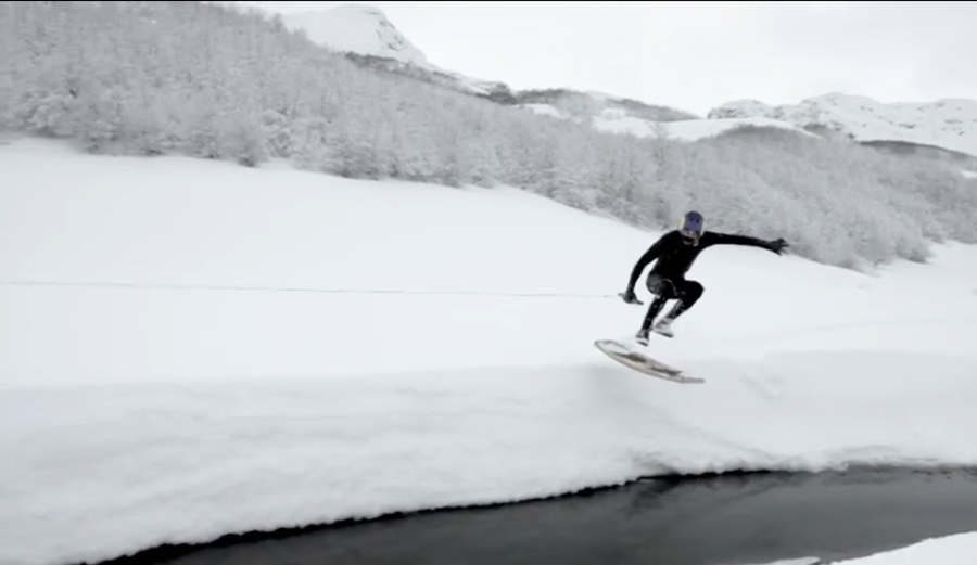 Wakeskate in Winter Wonderland at Dragon's Tail, Sarajevo | The Inertia