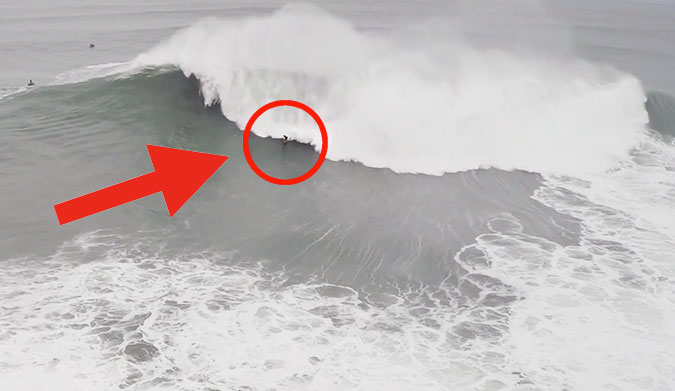 Ross Clarke-Jones Gets Mowed Down at Massive Nazaré | The Inertia