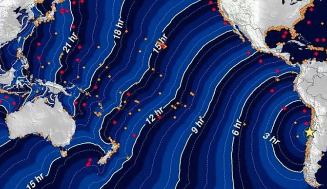 Hawaii On Tsunami Watch After 8 3 Earthquake Off Chile The Inertia