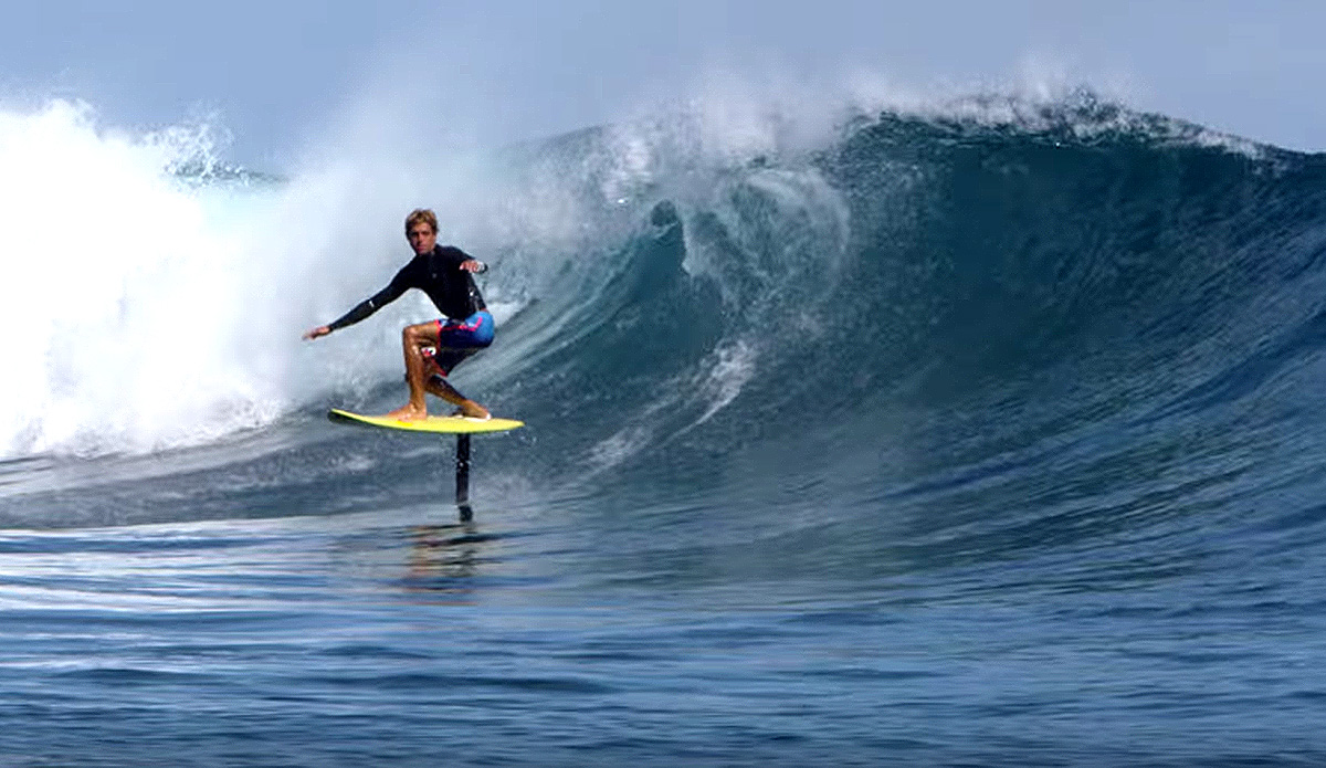 kai lenny hydrofoil surfing