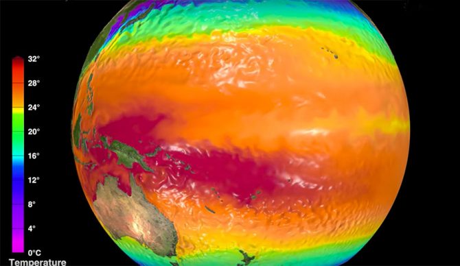 NCI, Australia's national research computing facility, created a stunning video showing exactly how one of the most complex climate systems on earth works.