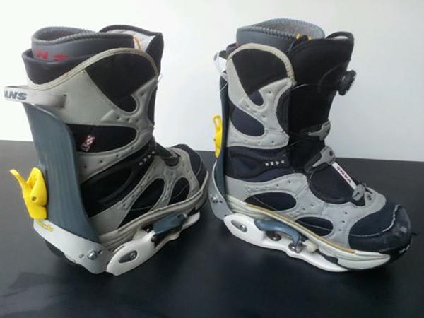 old burton step in bindings