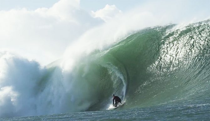 Ireland is not a place for the surfer who lusts after warm water and glassy waves. It is, however, a perfect place for the surfer who lusts after large, scary, wind-torn waves.