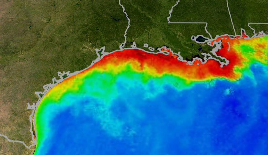 See that dead zone? Yeah, it's not going anywhere no matter what we do. Image: NASA