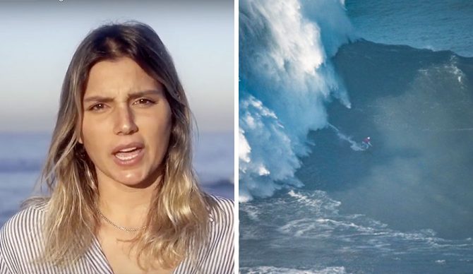 Maya Gabeira biggest wave Nazare