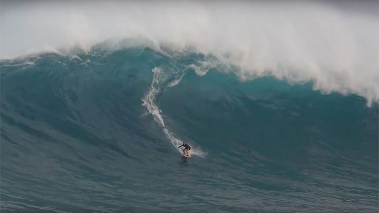 Andrea Moller at Jaws, Maui, Hawai