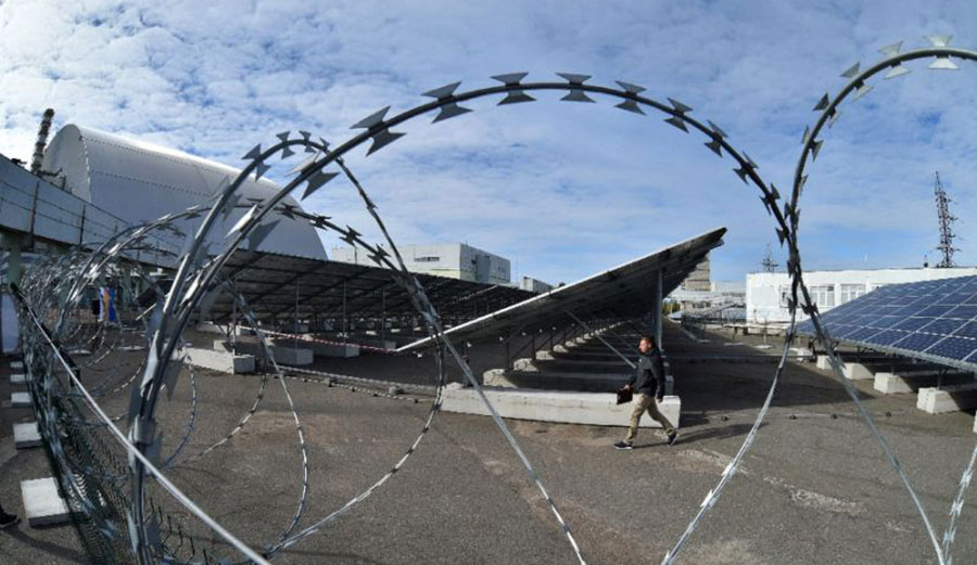 Chernobyl solar plant