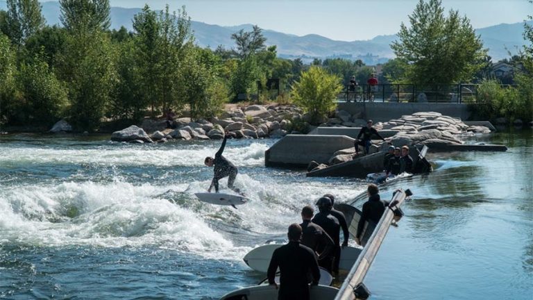 Boise River Park, Bend Whitewater Park, Boise Whitewater Park, river surfing, BSR Cable Park, Nland Surf, artificial wave, Kelly Surf Ranch, WSL