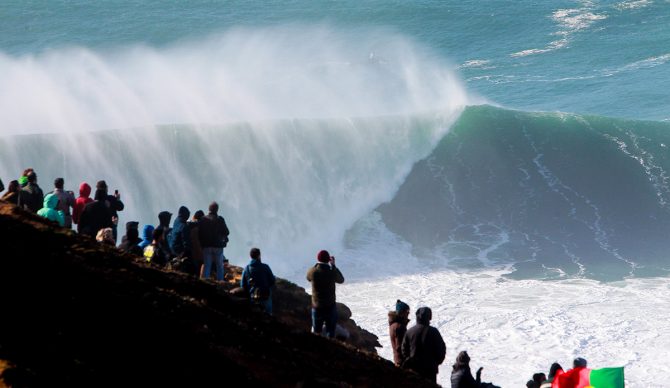 surfing, big wave tour, world surf league, kai lenny, rodrigo koxa, mike parsons, nazare challenge, nazare,