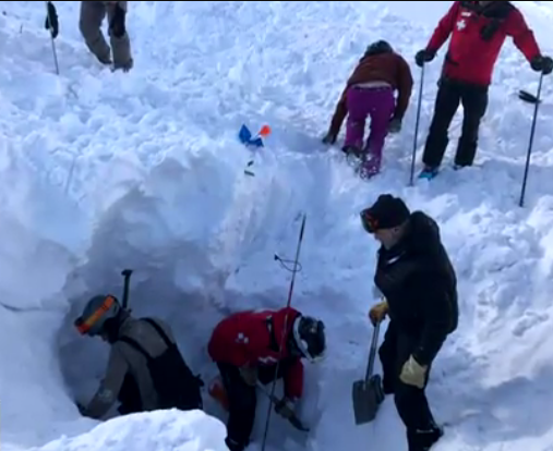 Two men were buried in an avalanche at Taos Ski Valley, one died.