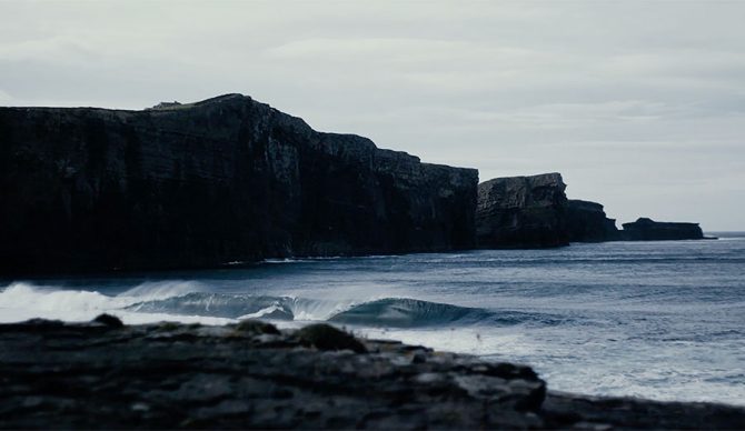 Surfing Ireland waves