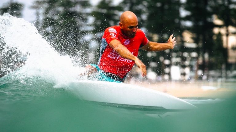 Kelly Slater at the Vissla Sydney Surf Pro