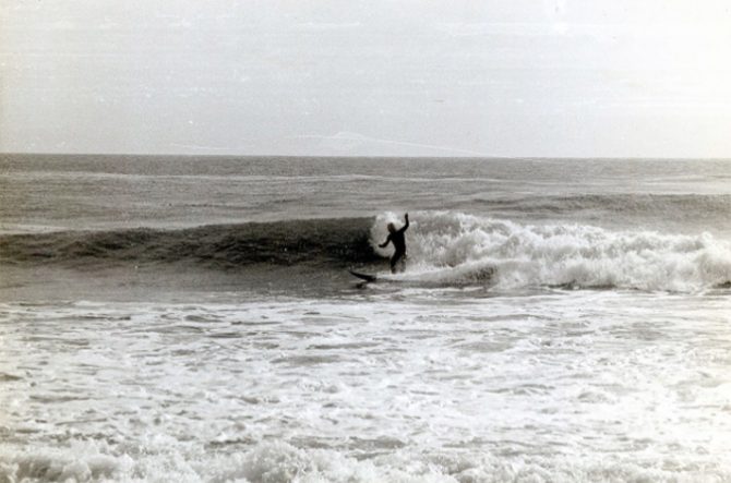 Nikolai Petrovich Popov surfing in California