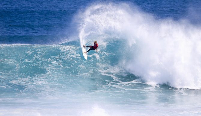 John John Florence surfs Main Break in Margaret River