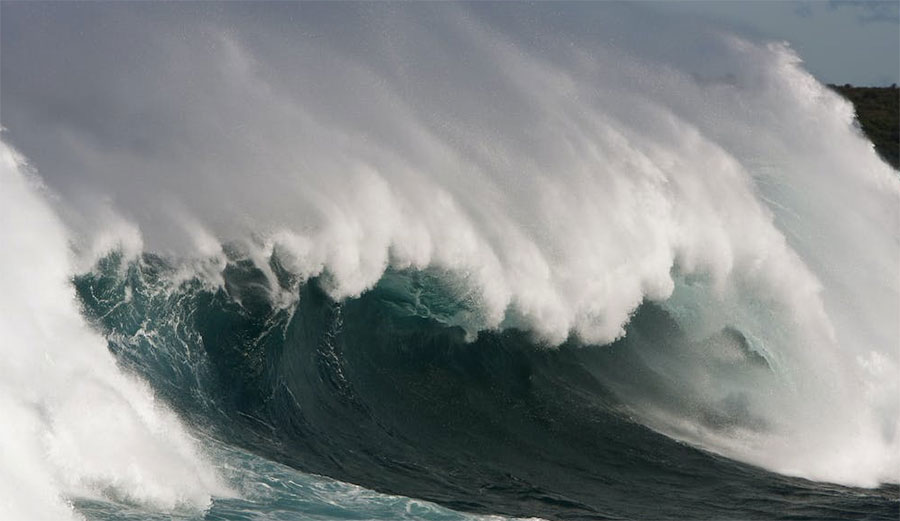 wave power has increased worldwide