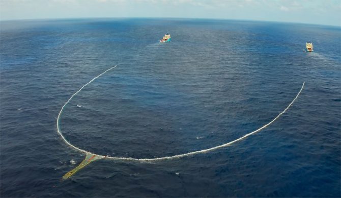 The Ocean Cleanup System 002