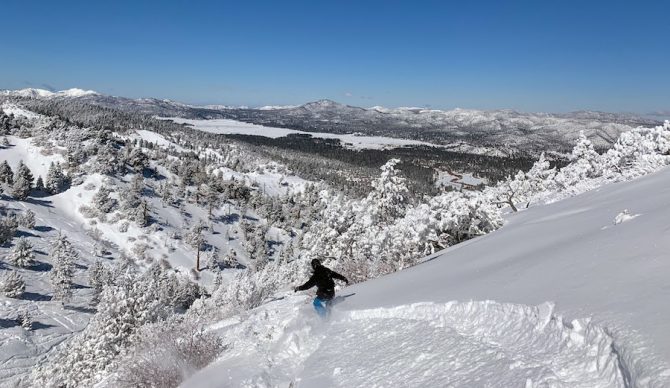 Powder at Big Bear