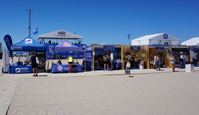 Sustainability Corner at the Vans US Open of Surfing