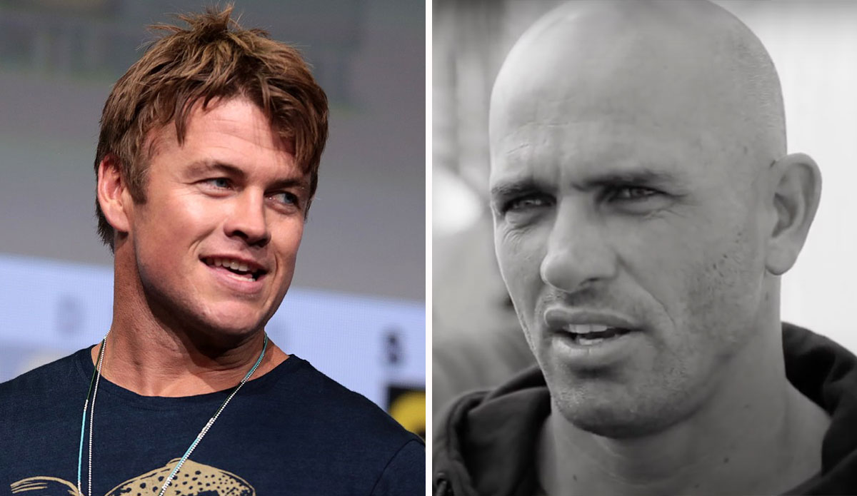 Kelly Slater and Luke Hemsworth