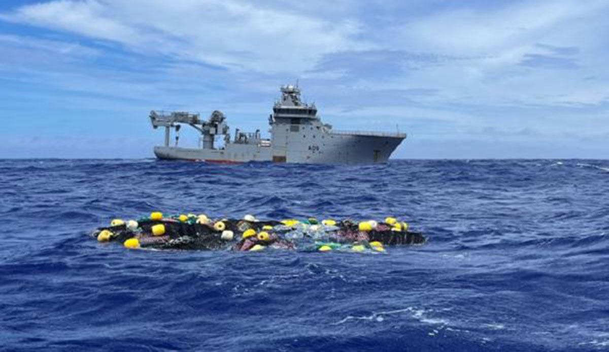 Cocaine in Pacific Ocean