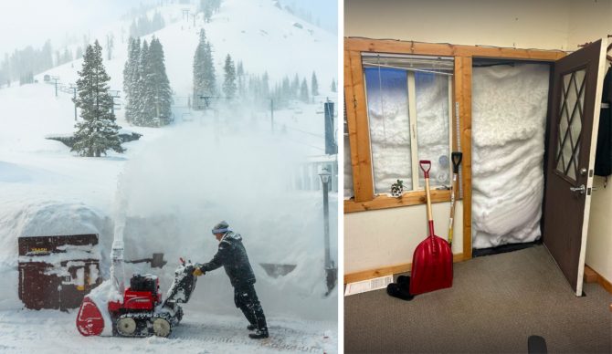 California's Sugar Bowl Has Gotten 41 Feet of Snow; Good Luck Getting to the Office