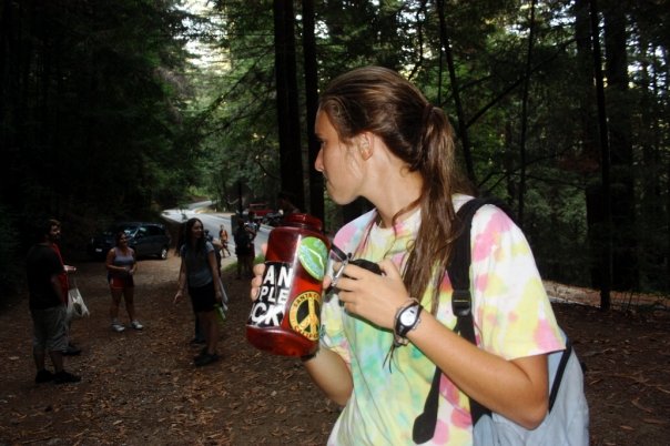 girl with a Nalgene