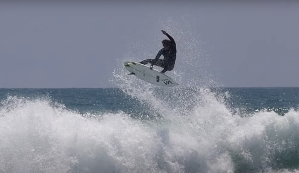 Barron Mamiya Rises Above The Lower Trestles Crowd