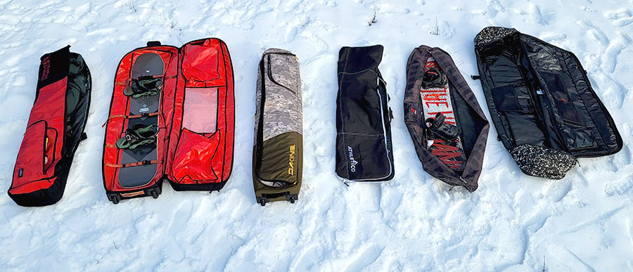 The top picks from our review of the best snowboard bags