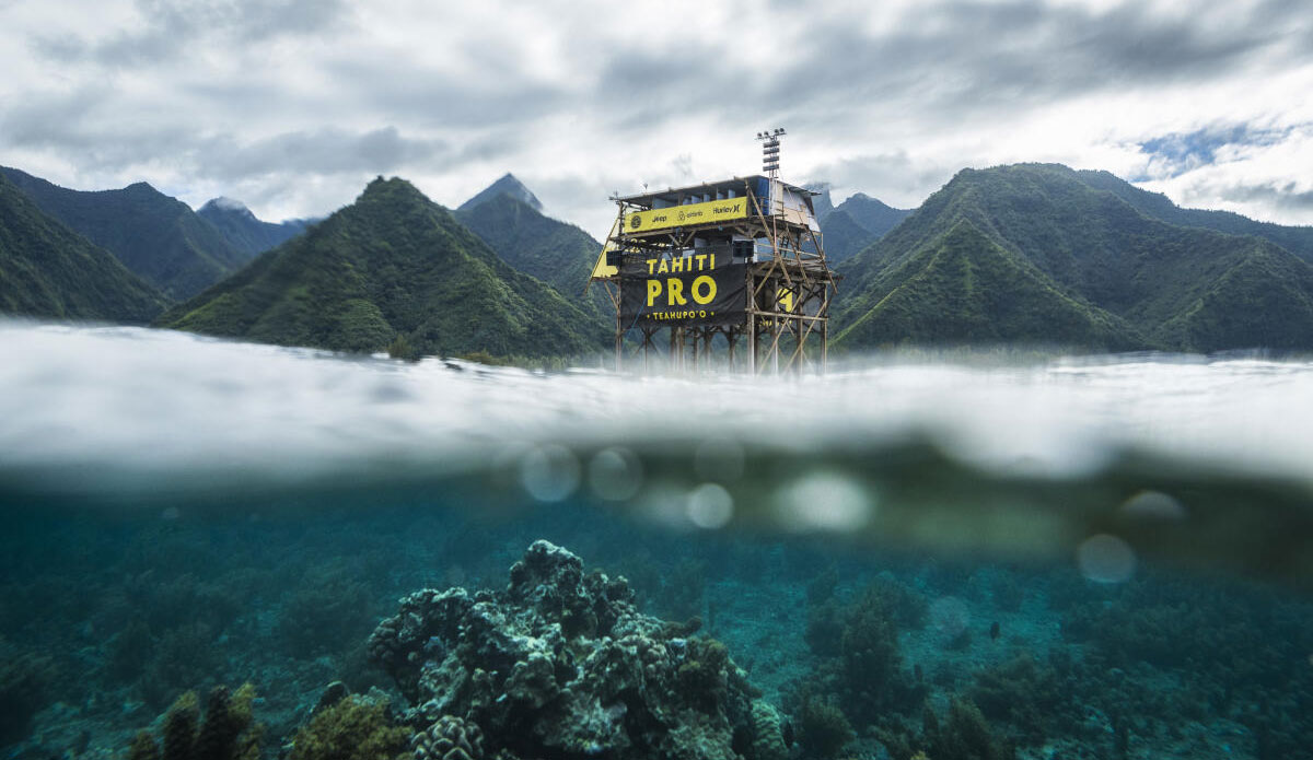 Teahupoo judging tower