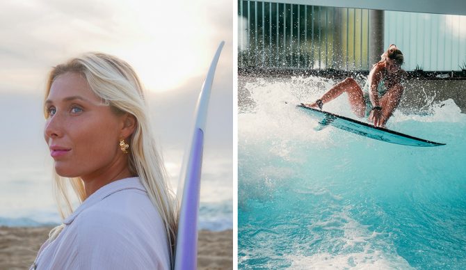 Janina Zeitler Learned to Surf in a River; She Wants to Qualify for the Championship Tour