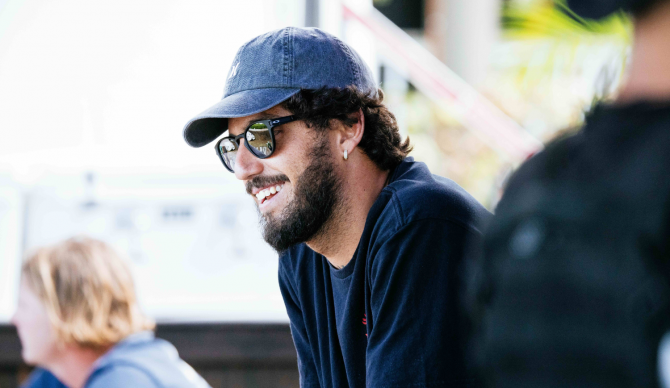 OAHU, HAWAII - FEBRUARY 17: Two-time WSL Champion Filipe Toledo of Brazil during the Opening Round at the Hurley Pro Sunset Beach on February 17, 2024 at Oahu, Hawaii. (Photo by Brent Bielmann/World Surf League)