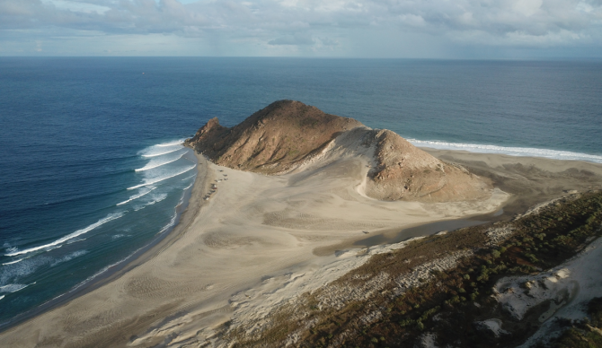 Punta Conejo, a proposed Surf Protected Area. Photo: Save the Waves / Uriel Camacho