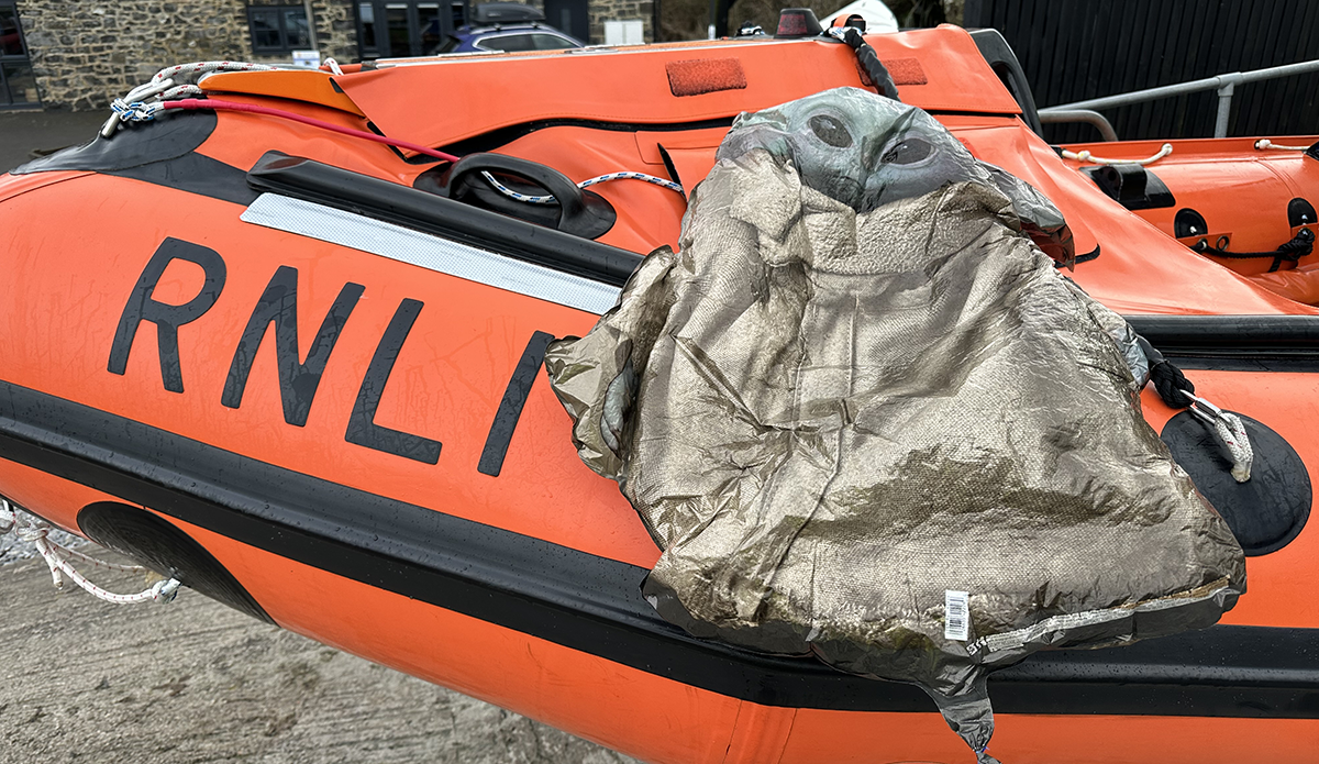 Sometimes baby Yoda needs saving, too. Photo: Andrew Cowan // RNLI