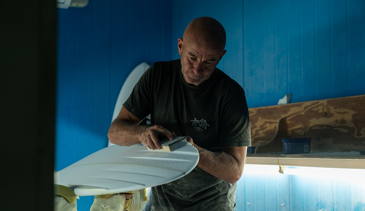 Darren Handley, the legendary shaper behind DHD. Photo: DHD