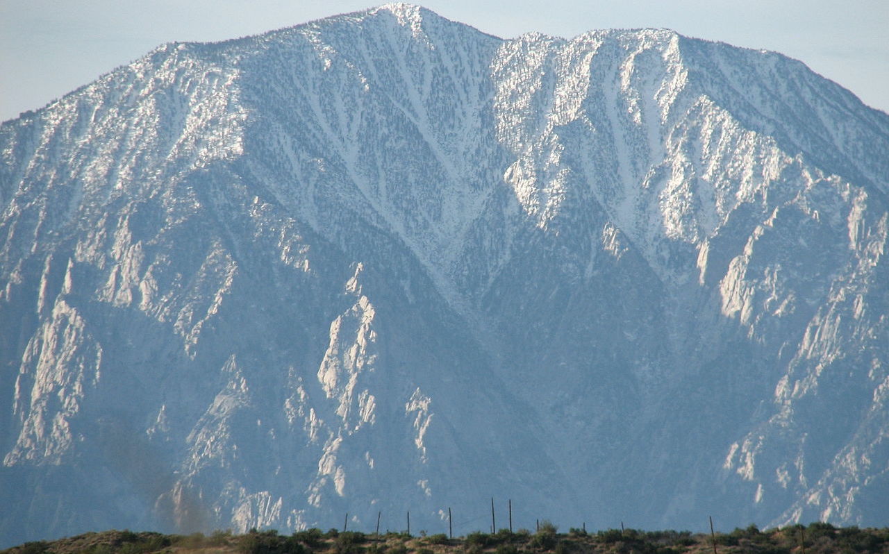 Mt. San Jacinto towers over the SoCal landscape. Photo: Kit Conn