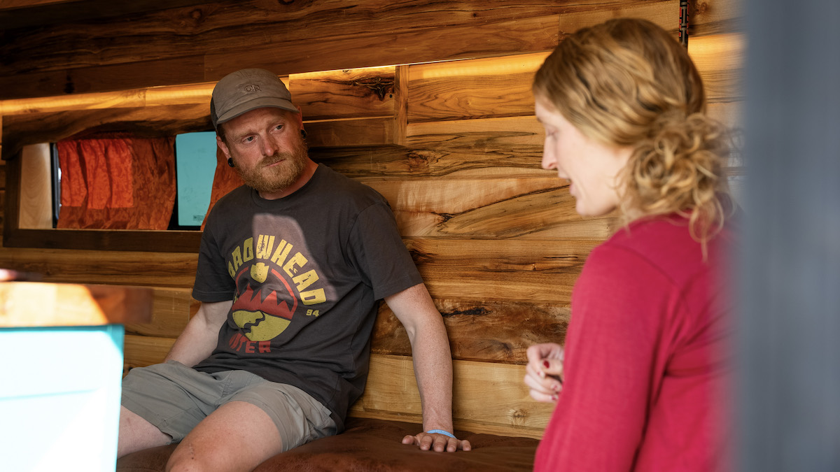 Dr. Morgan helps a client 20% of the way through his hike. Photo: Arrowhead