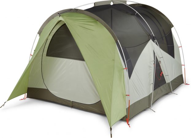 a huge camping tent