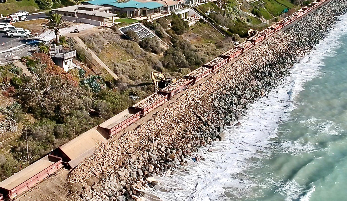 Riprap installation along the SC coast. Photo: Jeremiah Klein // Bring Back Our Beaches