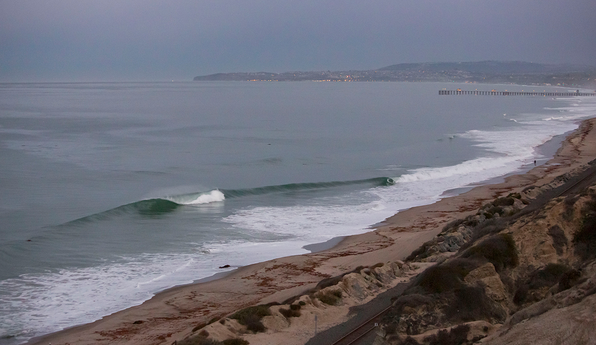 Locals would like to see the beach protected with sand replenishment, rather than riprap. Photo: Shawn Parkin // Bring Back Our Beaches