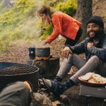 cooking at camp