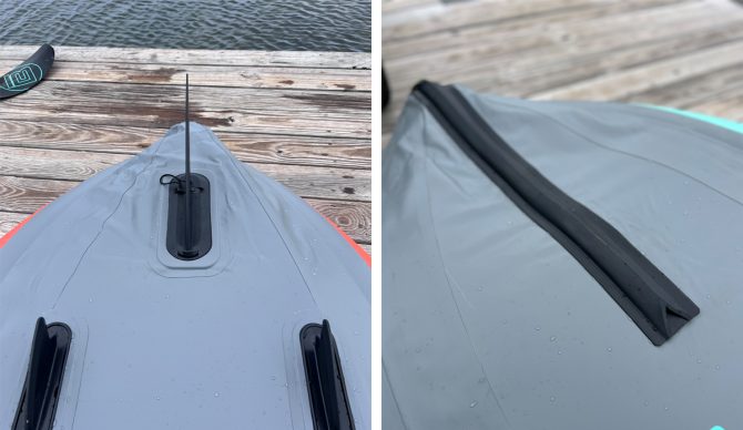 Inflatable Kayak Fins and Undersides