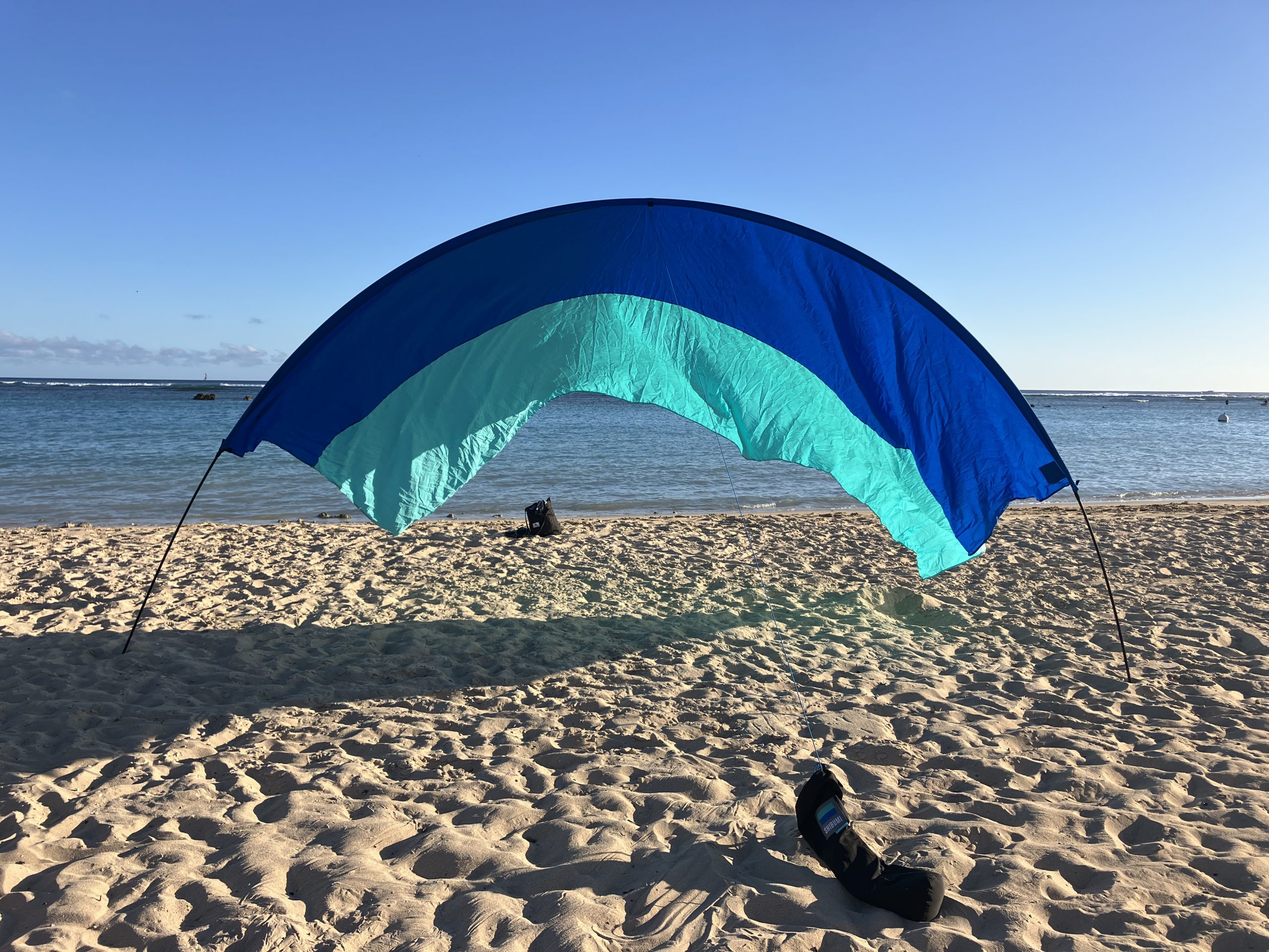 a beach canopy