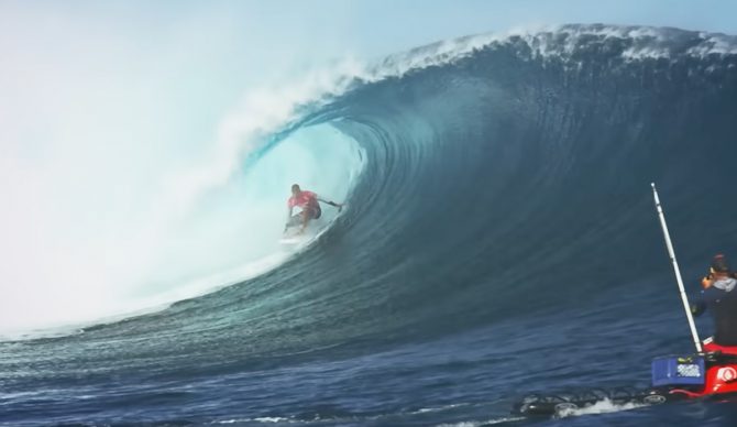 Kelly Slater's coming back to the tour for his wildcard to the Fiji Pro. Photo: WSL // Youtube