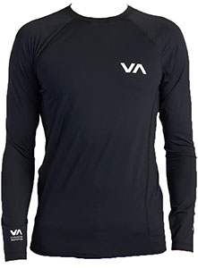 rvca mens long sleeve rash guard