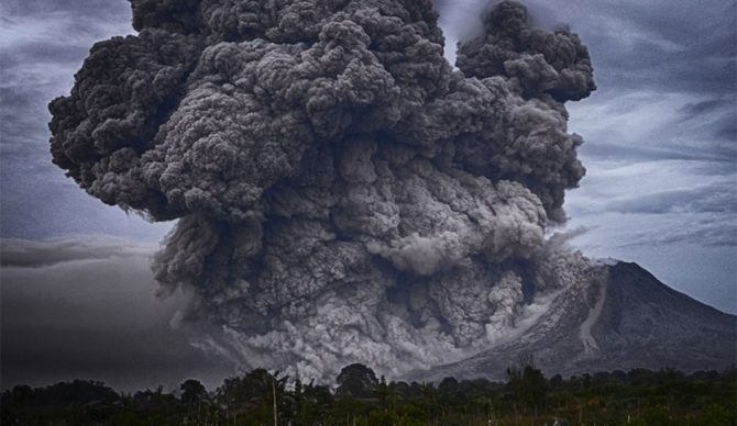 Mega El Ninos caused by volcanoes