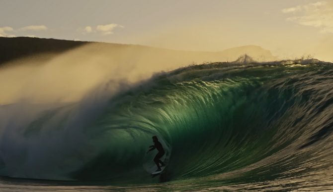 Nathan Florence surfing Rileys. Photo: Nathan Florence // YouTube