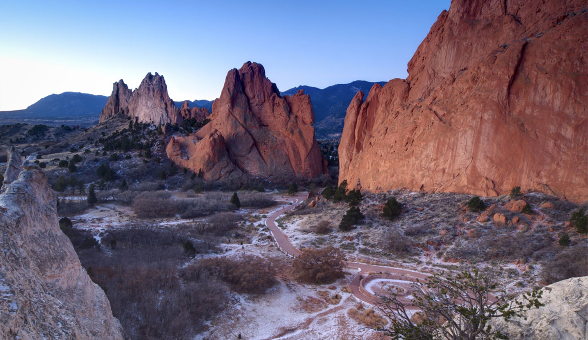 Garden of the Gods Rock Formation in Colorado