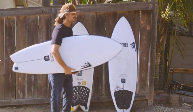 Rob Machado winter surfboards